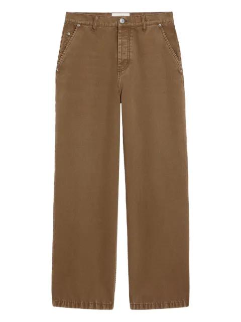 cotton large-fit jeans by AMI