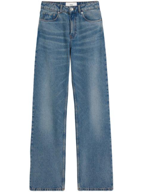cotton large fit jeans by AMI
