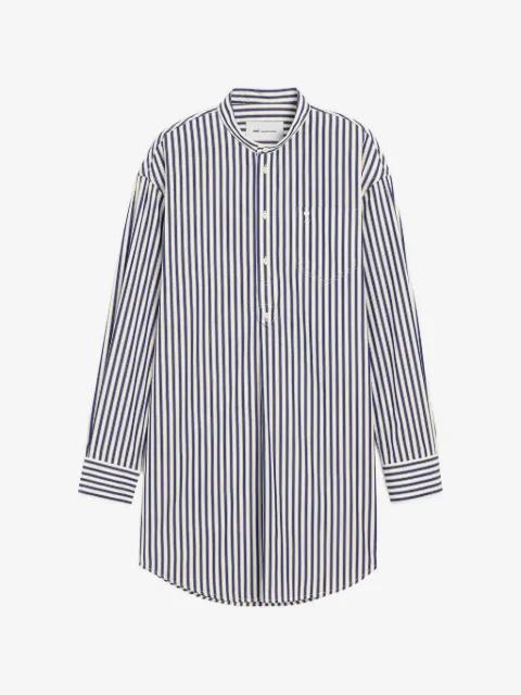 cotton mao collar tunic dress by AMI