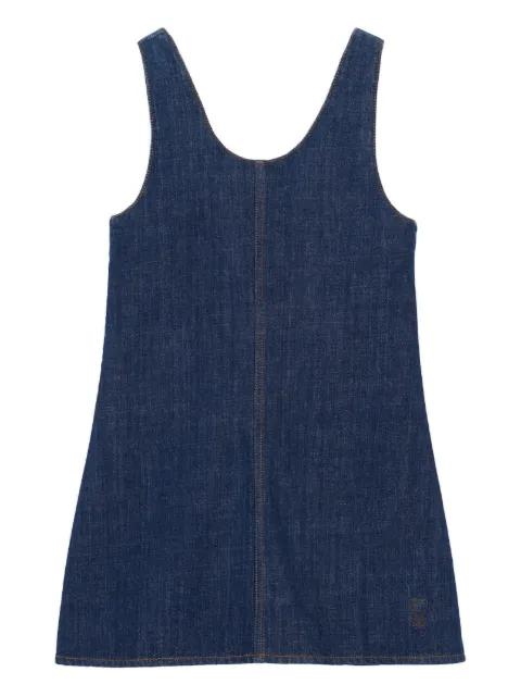 cotton short strapped dress by AMI