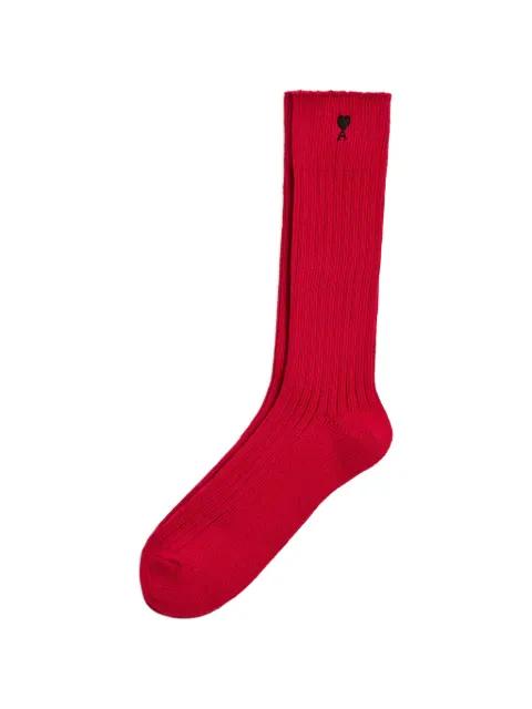 cotton socks with Ami de Coeur by AMI
