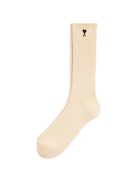 cotton socks with Ami de Coeur by AMI