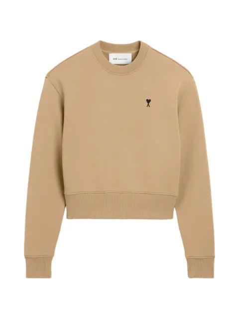 cotton sweatshirt with Ami de Coeur by AMI