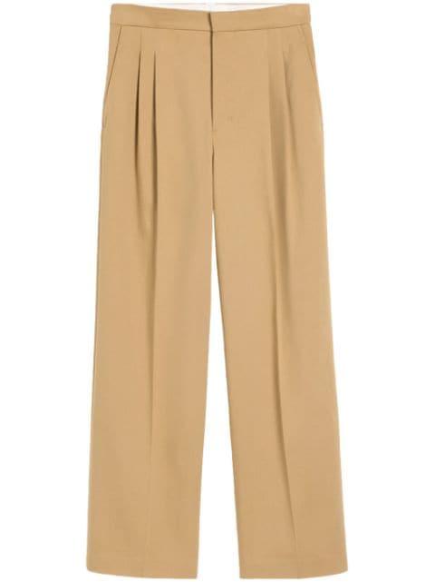 cotton wide-leg trousers by AMI