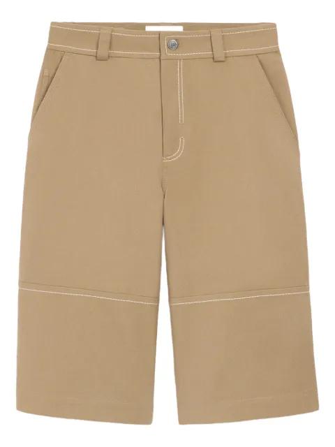 cotton worker bermuda shorts by AMI