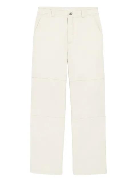 cotton worker trousers by AMI