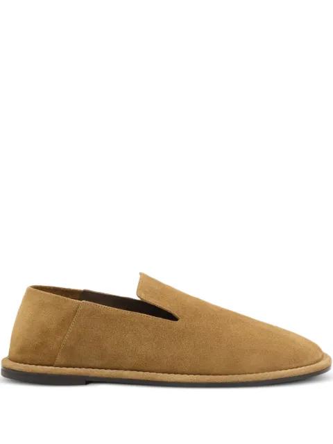 cow leather midi slippers by AMI