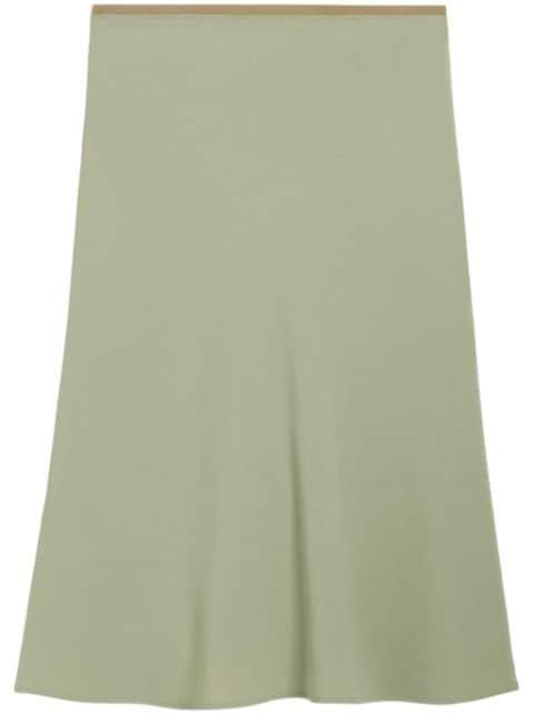 crepe midi skirt by AMI