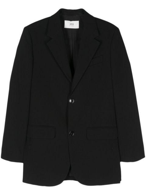 crepe single-breasted blazer by AMI