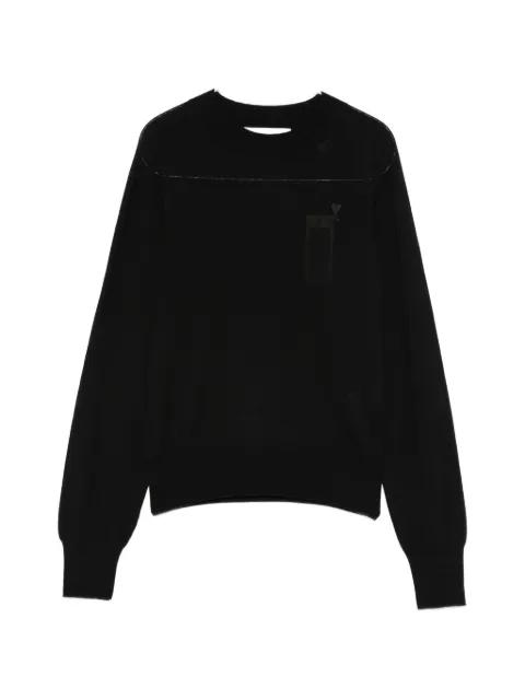 crewneck detail jumper by AMI