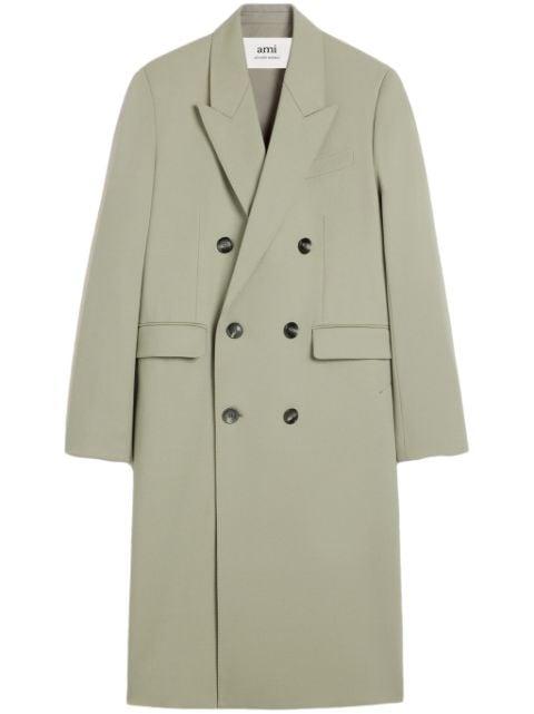 double-breasted virgin wool blazer by AMI