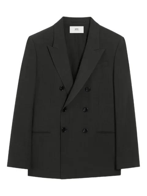 double-breasted wool blazer by AMI