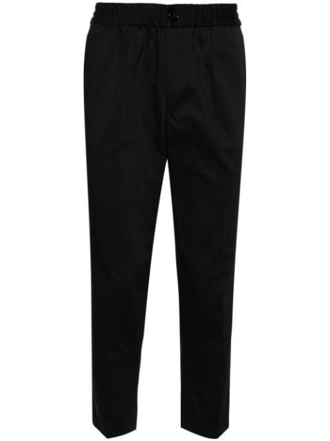 elasticated-waist cropped trousers by AMI