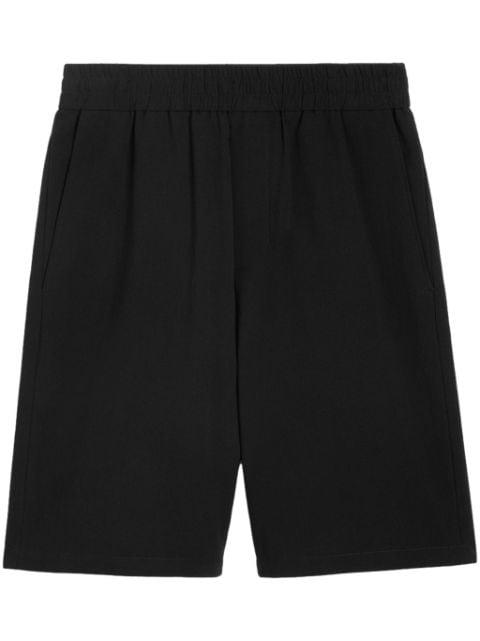 elasticated-waist drop-crotch shorts by AMI