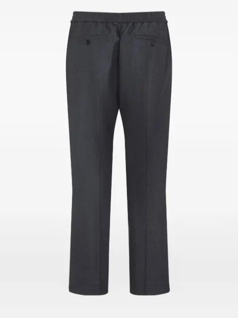 elasticated-waist wool trousers by AMI