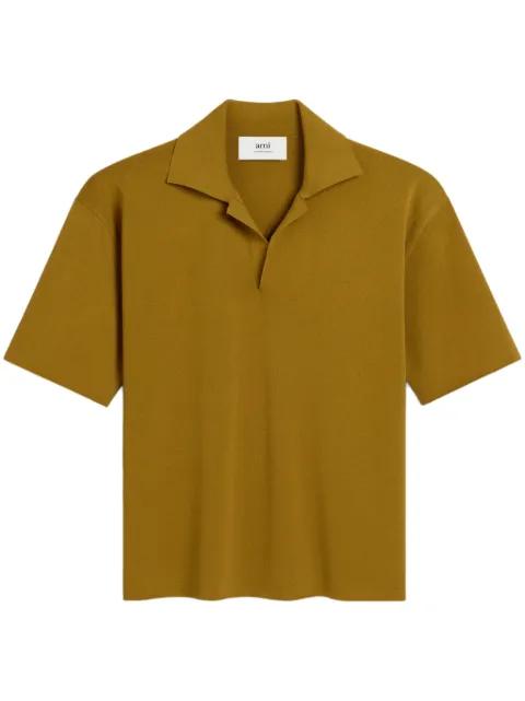 fine-knit polo shirt by AMI