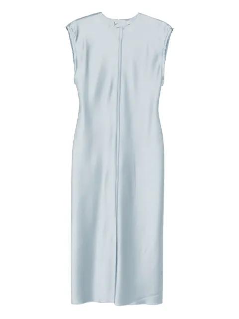 frayed midi dress by AMI