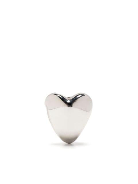 heart-shaped silver ear cuff by AMI