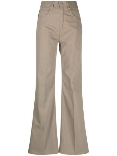 high-waist flared trousers by AMI