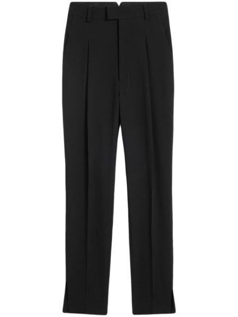 high-waist tapered-leg trousers by AMI