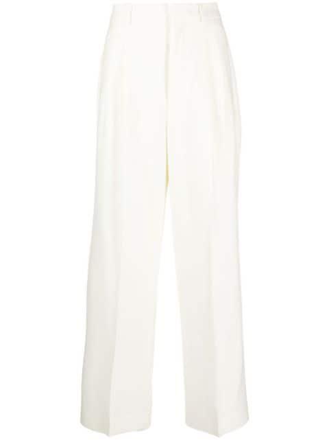 high-waisted flared trousers by AMI