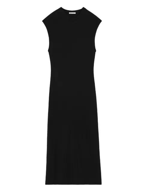 jersey sleeveless fitted long dress by AMI
