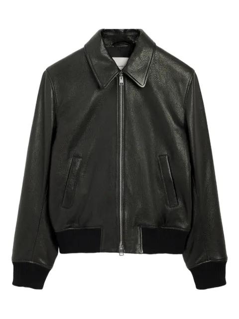 lamb leather zipped jacket by AMI