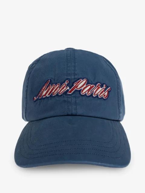 logo-embroidered baseball cap by AMI