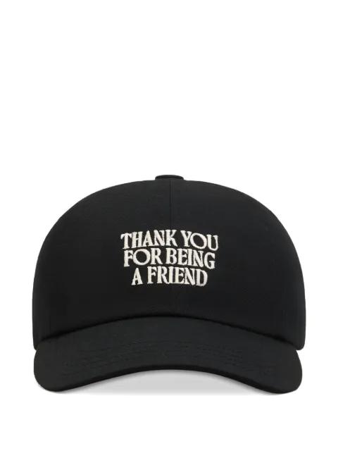 logo-embroidered buckle baseball cap by AMI