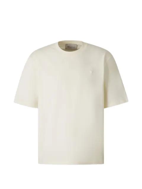 logo-motif T-shirt by AMI