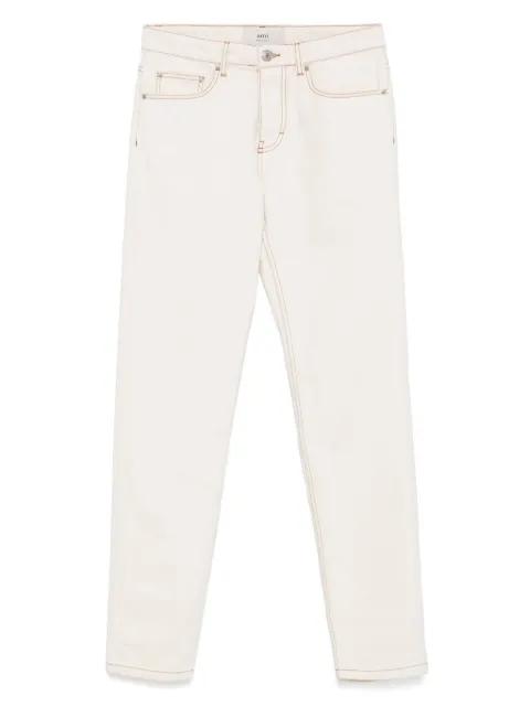 logo-patch jeans by AMI