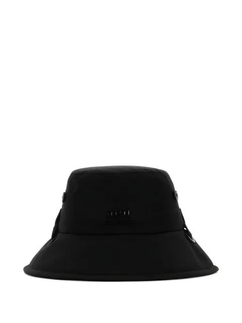 logo-plaque bucket hat by AMI