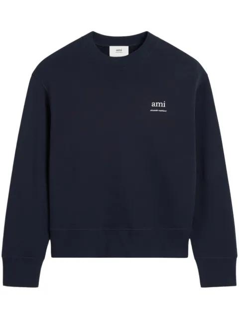 logo-print sweatshirt by AMI