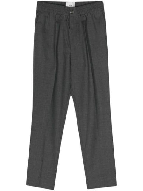 mid-rise cropped tapered trousers by AMI