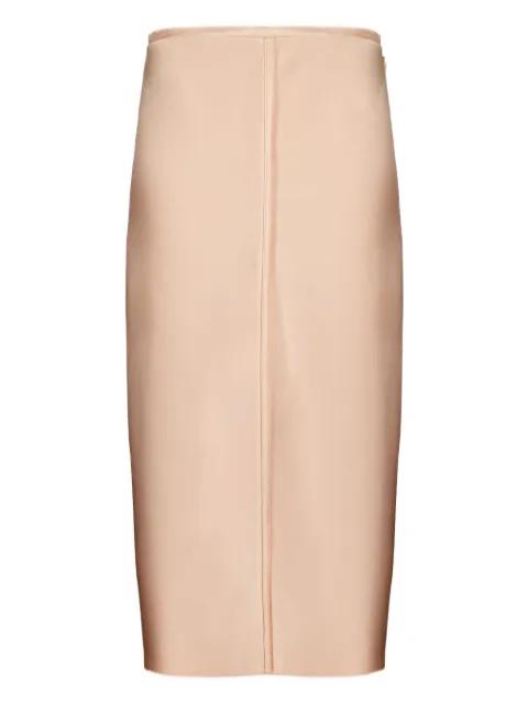 midi satin skirt by AMI