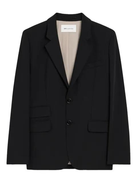 new wool single breasted boxy jacket by AMI