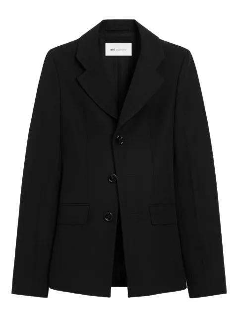 new wool single breasted fitted jacket by AMI