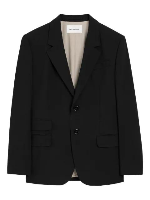 new wool straight single breasted jacket by AMI