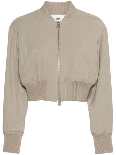 padded bomber jacket by AMI