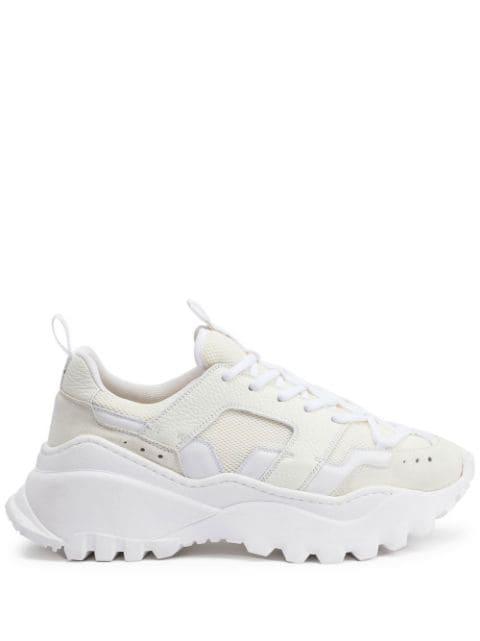 panelled low-top sneakers by AMI