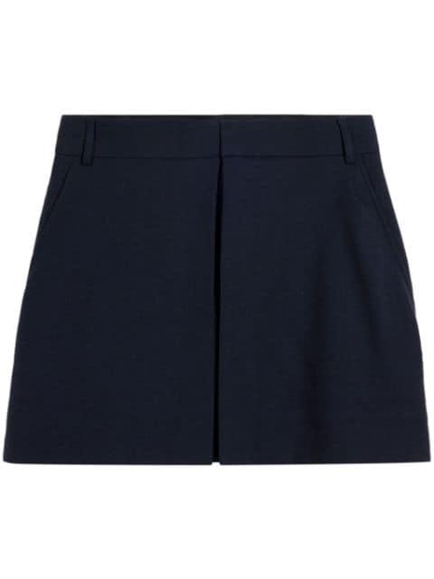 panelled mini skirt by AMI