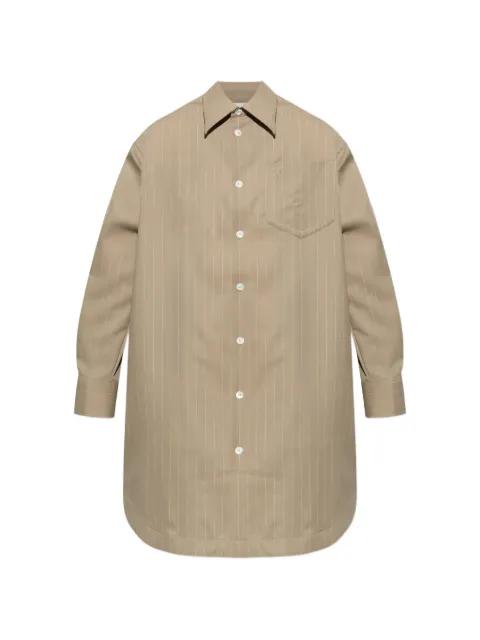 pinstripe shirt dress by AMI
