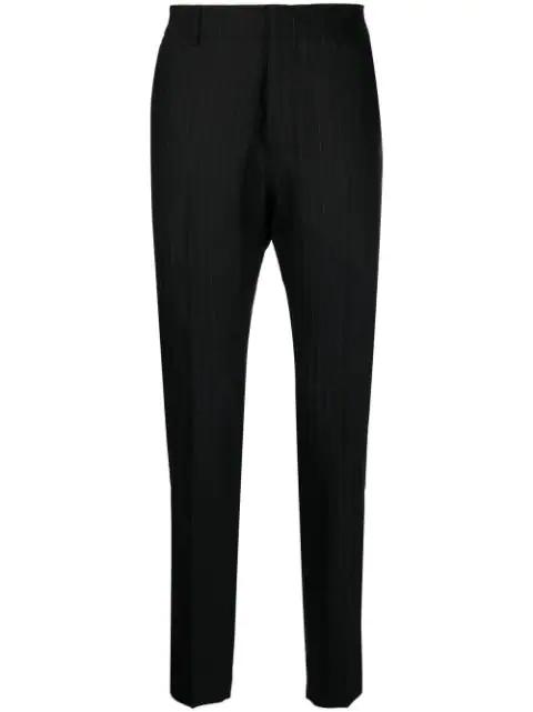 pinstriped tapered trousers by AMI