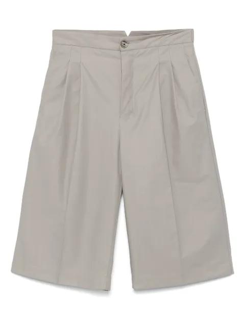 pleat-detail shorts by AMI