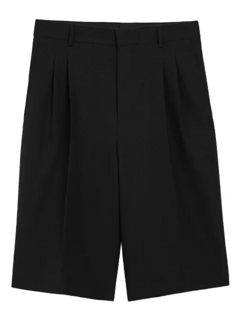pleated high-waist bermuda shorts by AMI