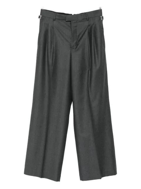 pleated tab trousers by AMI