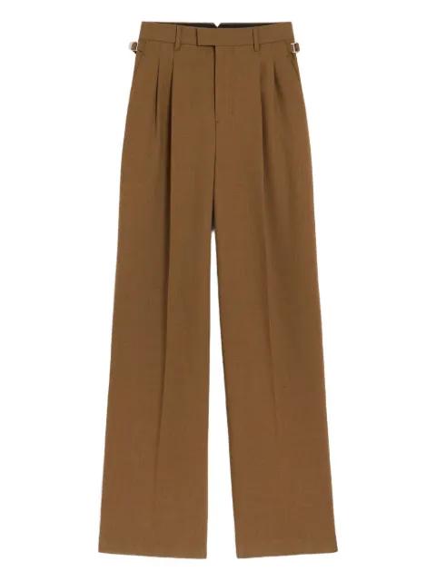 pleated wide-leg trousers by AMI