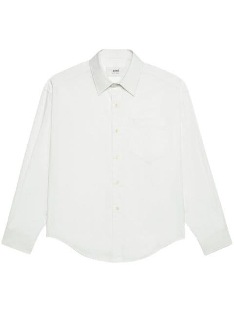 pocket long-sleeve cotton shirt by AMI