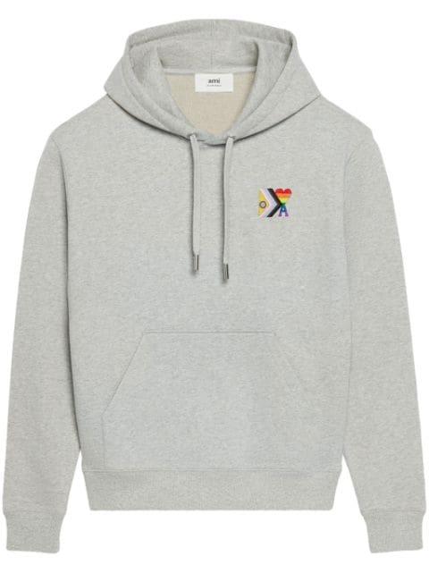 pride organic cotton hoodie by AMI