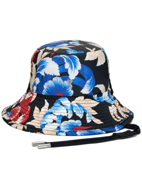 printed bucket hat by AMI